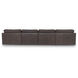 Thurlow Brown Modular Armless Sectional, U Shaped